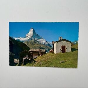 🎯3/$10 Vintage VTG Matterhorn Color Postcard